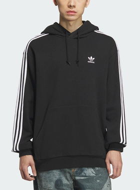 Adidas/阿迪达斯正品三叶草男士日常运动宽松连帽休闲卫衣KD1860