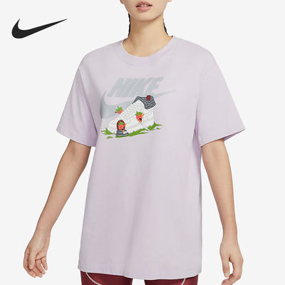 Nike/耐克正品SPORTSWEAR 女子印花休闲运动短袖DR9021-530