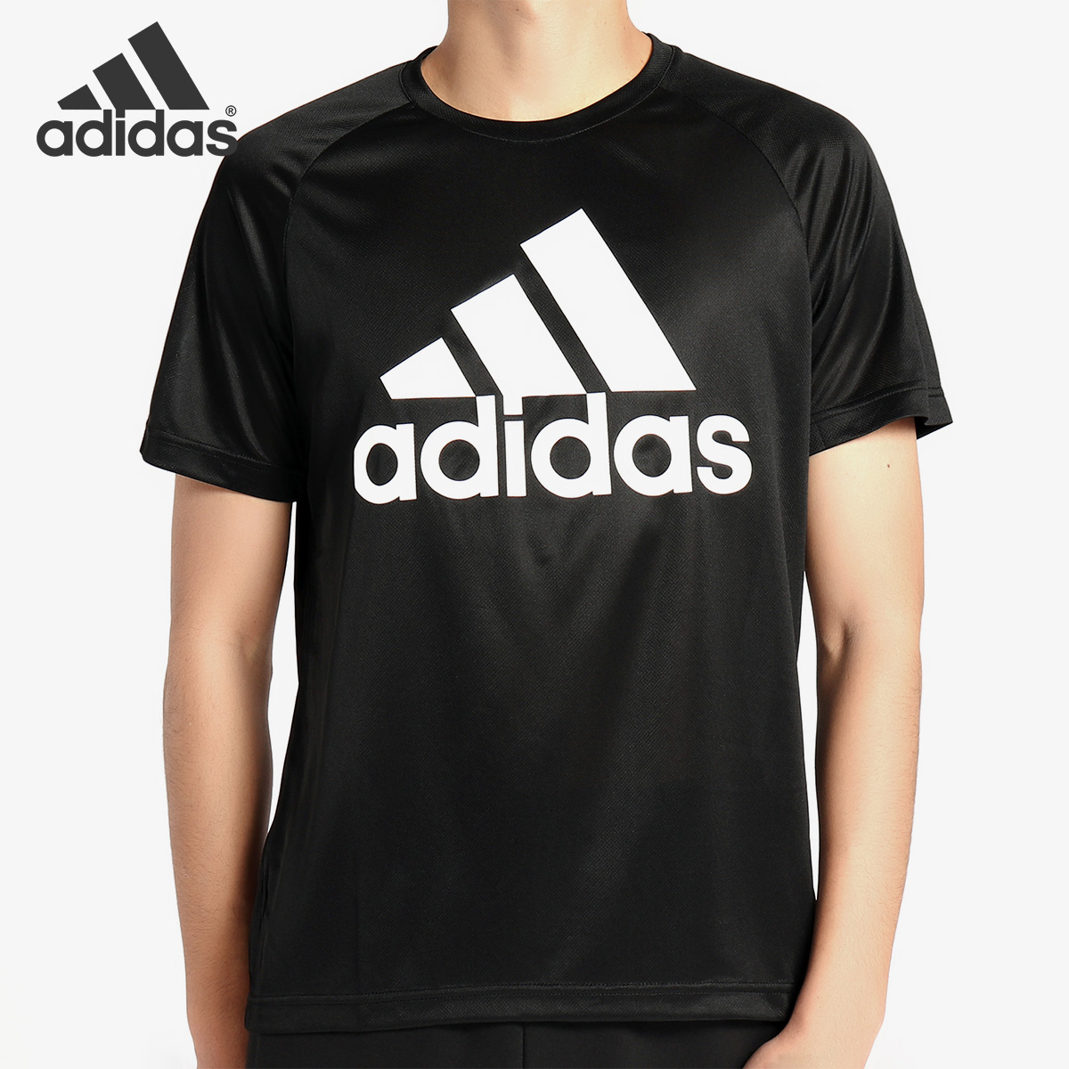 Adidas/阿迪达斯正品 男装新款休闲跑步训练短袖T恤 BK0937