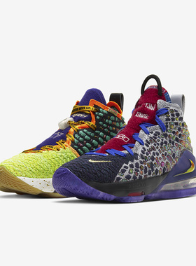 Nike/耐克正品新款LeBron 17 What The 大童鸳鸯运动篮球鞋CJ2515