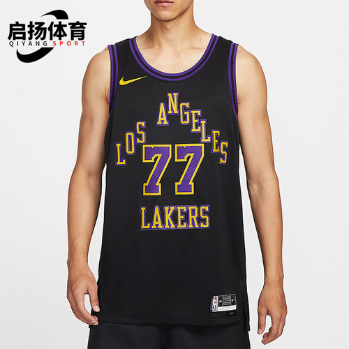 Nike/耐克正品2025男士印花篮球透气无袖圆领背心T恤DX8506-014