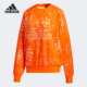印花圆领卫衣GT6487 运动休闲女子时尚 Adidas 阿迪达斯正品