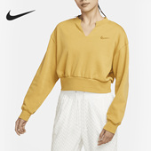 毛圈卫衣DV7843 Nike 女子OVERSIZE风法式 春季 725 耐克正品