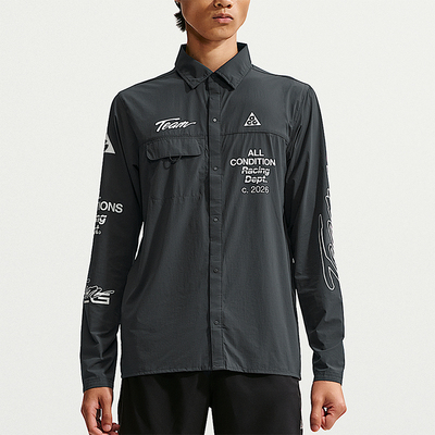 Nike/耐克正品ACG系列男士字母单排扣休闲长袖衬衫IU8151-070