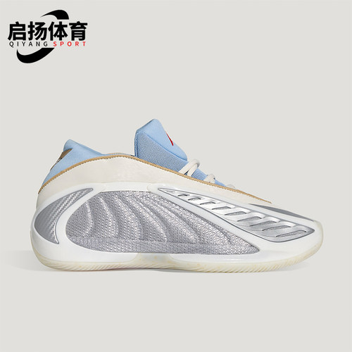 Adidas/阿迪达斯正品ANTHONY EDWARDS 2男女耐磨中帮篮球鞋KJ5134