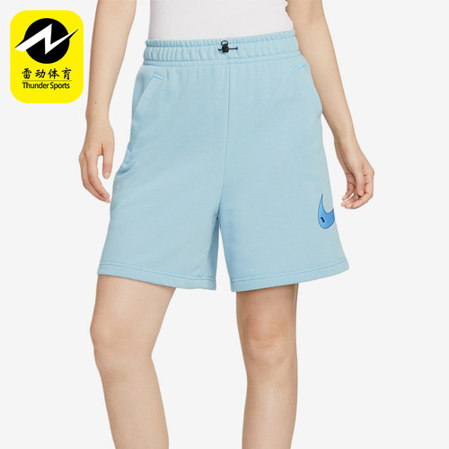Nike/耐克正品女子运动针织透气休闲经典透气五分短裤DM6750-494