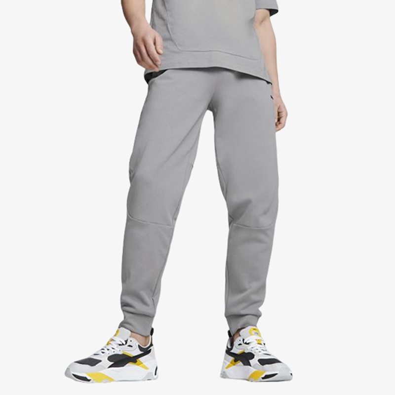 Puma/彪马正品2025冬季款男士日常运动针织束脚刺绣长裤678381-14