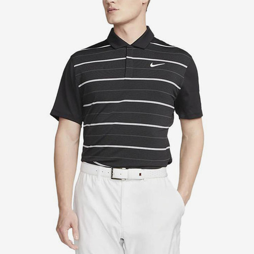 Nike/耐克正品夏季男士透气运动训练条纹短袖POLO衫DR5318-010