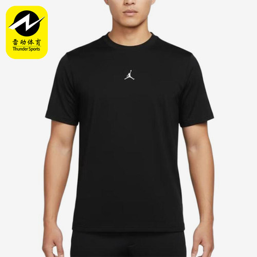 Nike/耐克正品JORDAN新款男黑色时尚圆领短袖T恤IF0883-010