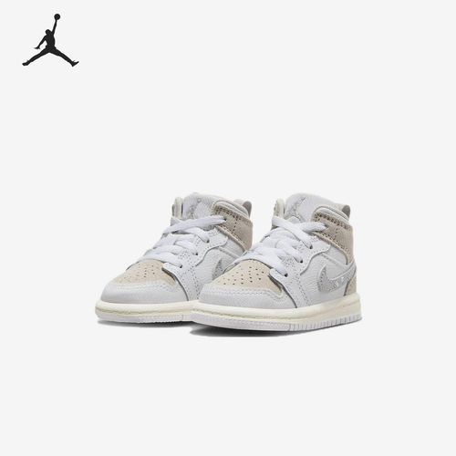 Nike耐克正品Air Jordan 1婴幼童中帮防滑婴幼童鞋FB9140-120