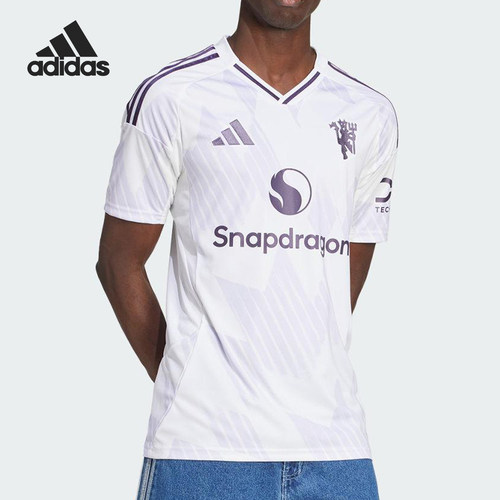 Adidas/阿迪达斯官方正品MUFC A JSY男士足球运动训练短袖JI7423