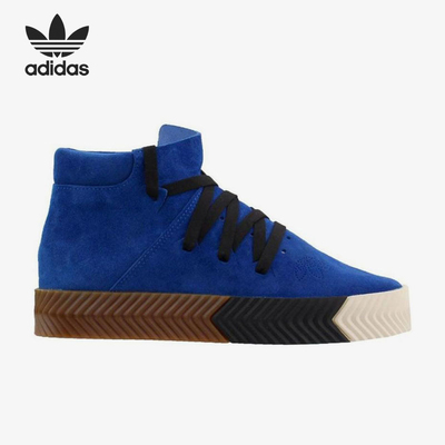 Adidas/阿迪达斯正品三叶草男女时尚中帮耐磨运动板鞋AC6849