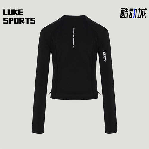 Adidas/阿迪达斯正品女士经典先锋户外修身运动长袖T恤KY1863