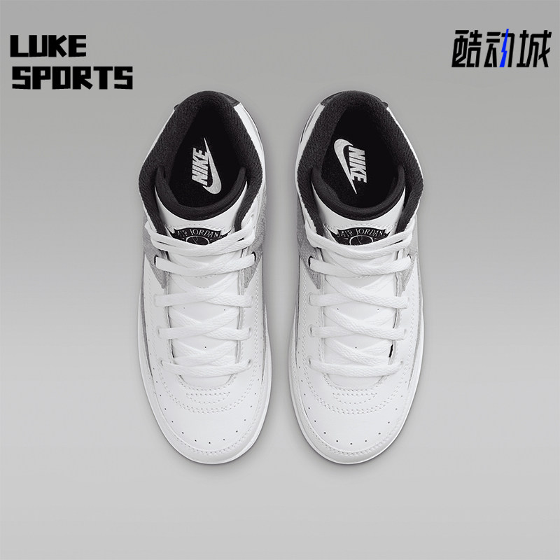 Nike/耐克正品JORDAN小童日常耐磨中帮系带休闲运动鞋DQ8564-102