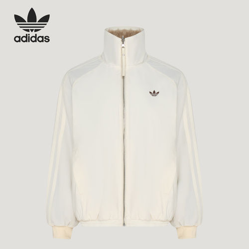 Adidas阿迪达斯正品FUR REV女双面穿宽松版型日常出行夹克LH8669