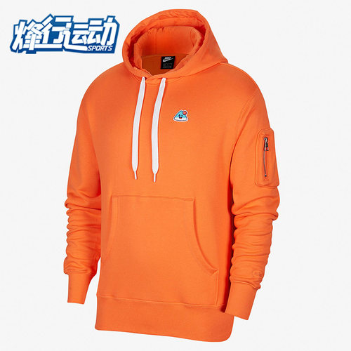 男子时尚潮流运动连帽卫衣套头衫