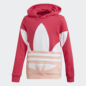 Adidas GD2721 儿童休闲运动套头衫 阿迪达斯正品 三叶草秋新款