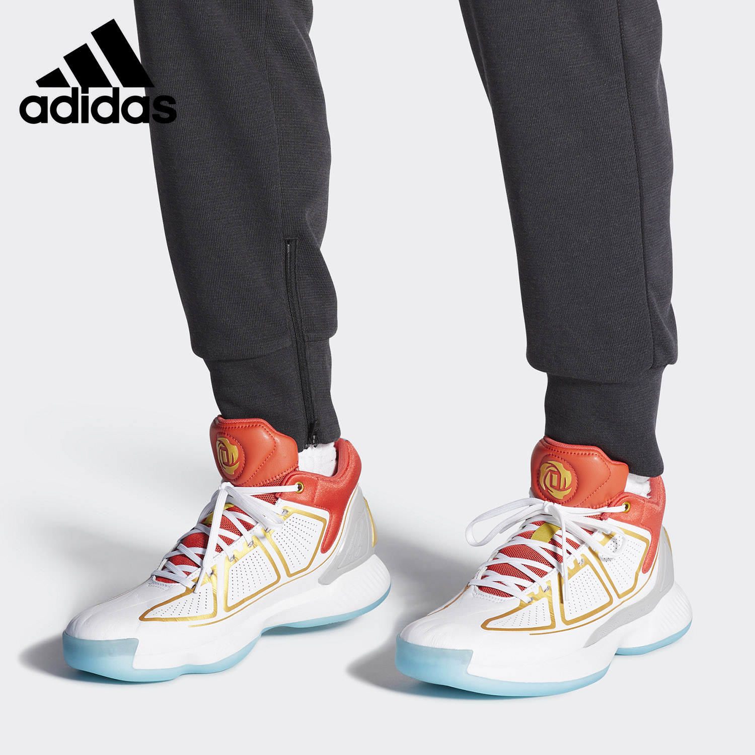 Adidas/阿迪达斯正品 ROSE男子冬季场上运动实战篮球鞋 G26160