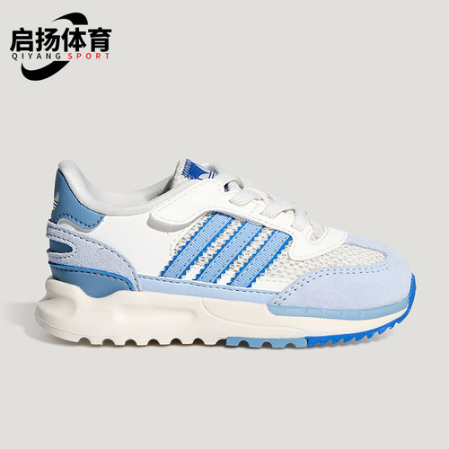 Adidas/阿迪达斯正品三叶草婴童透气复古跑鞋风防滑运动鞋KI8168