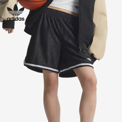 Adidas/阿迪达斯官方正品男女同款火焰舒适柔软运动短裤KA9361