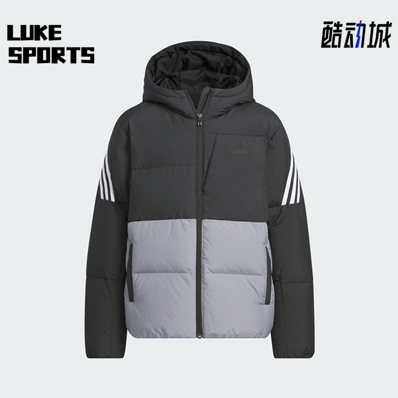 Adidas/阿迪达斯正品冬季新款儿童时尚保暖运动羽绒服JI6145