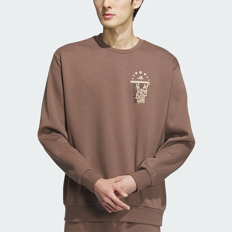 阿迪达斯正品男子抓绒卫衣