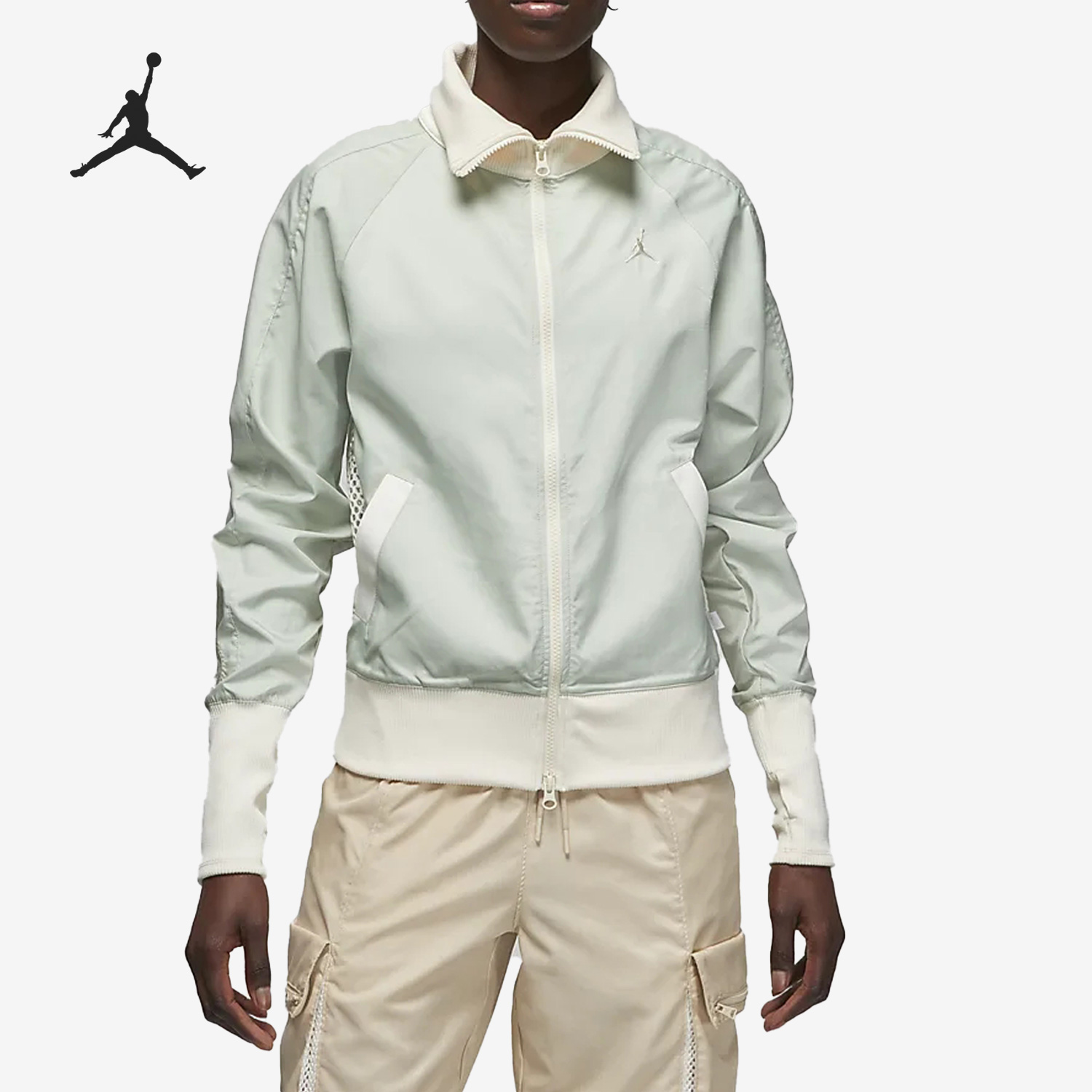Nike/耐克正品Air Jordan女子休闲运动翻领外套DR1906-014