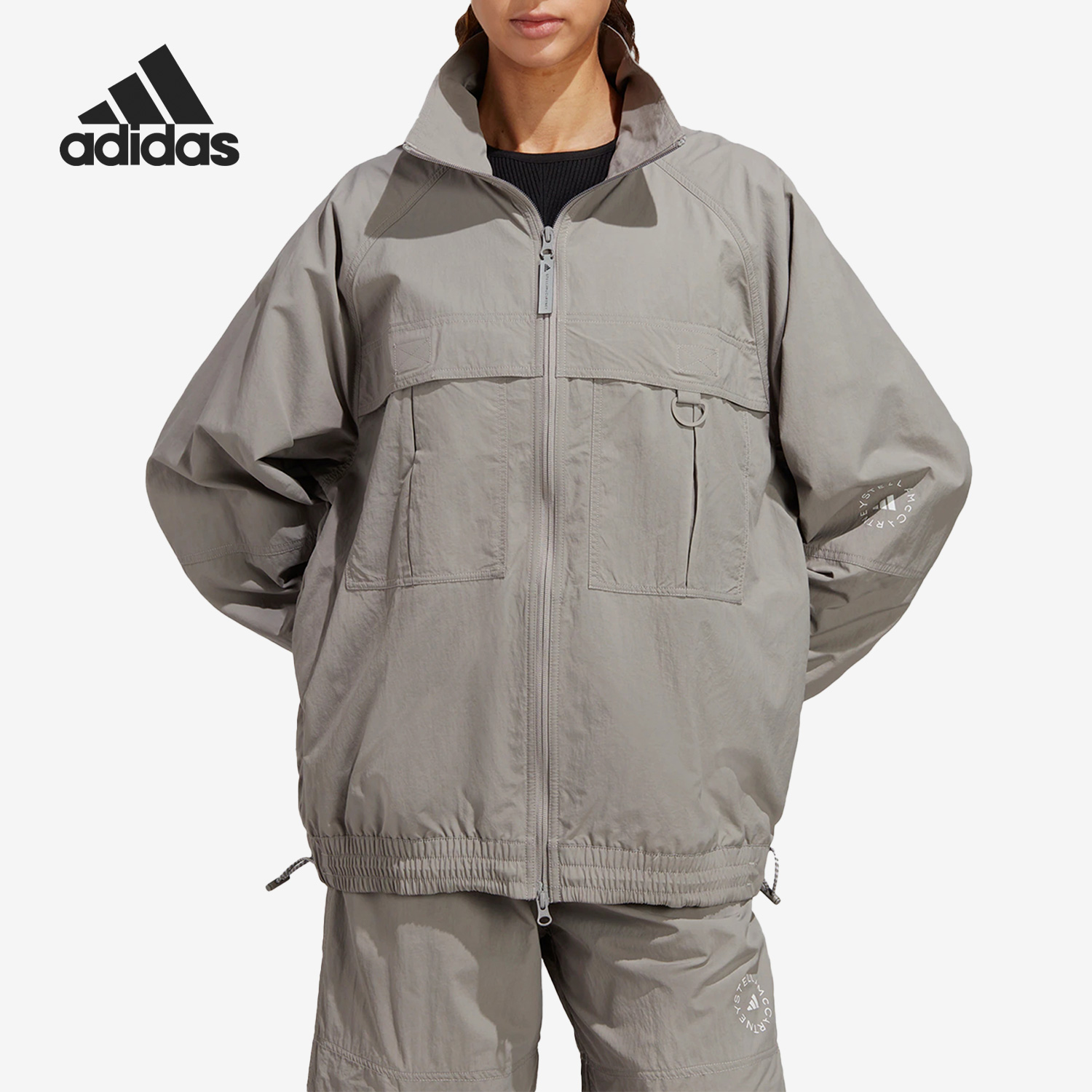 Adidas/阿迪达斯官方正品春季新款女子宽松休闲运动外套HR9178