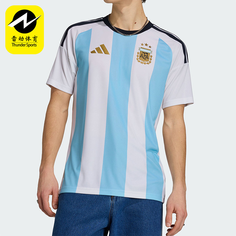 Adidas/阿迪达斯正品Y-3新款男白浅蓝色足球经典短袖球衣KA8069