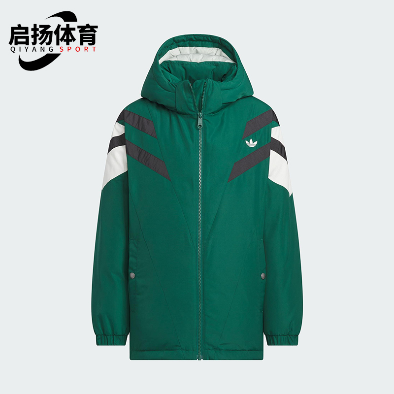 Adidas/阿迪达斯正品三叶草儿童户外宽松防风保暖羽绒服KD4062