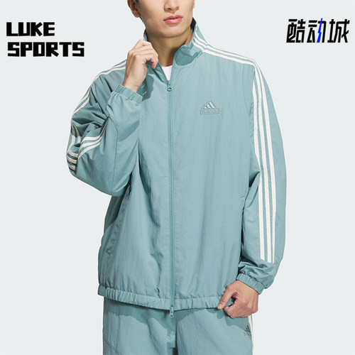 阿迪达斯男女同款时尚梭织外套