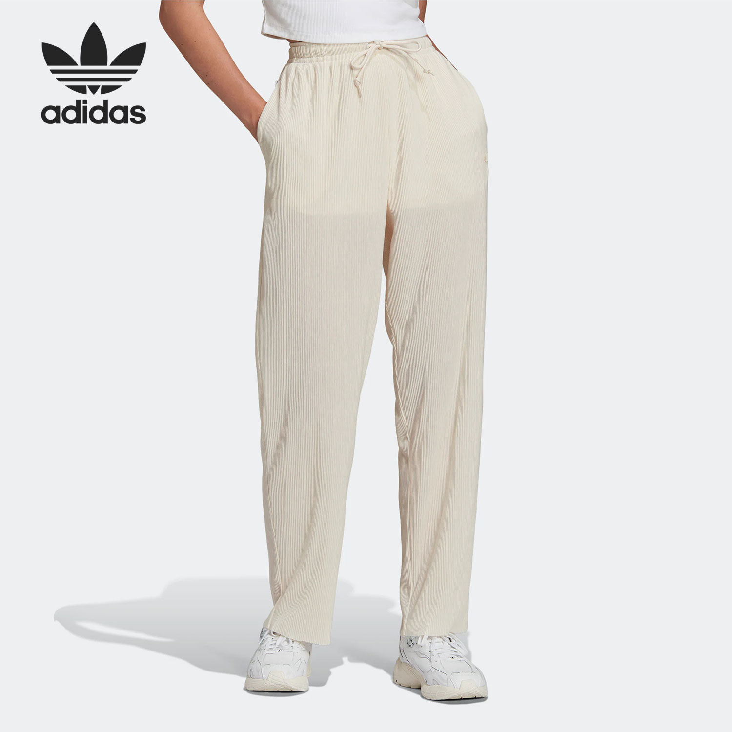 Adidas/阿迪达斯正品三叶草女子休闲透气舒适运动长裤 HF7542