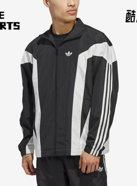 Adidas/阿迪达斯正品FW25宽松高领防风休闲夹克外套JZ6965