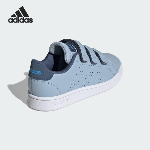 Adidas/阿迪达斯正品ADVANTAGE小童魔术贴透气运动鞋ID5292