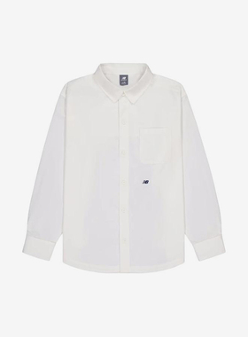 New Balance/NB正品2025新款男子时尚简约翻领衬衫AMJ42328-CLI