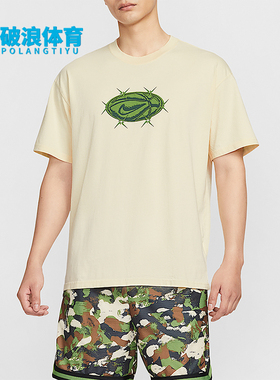 Nike/耐克正品2025夏季款男士运动图案透气休闲短袖HV1676-113