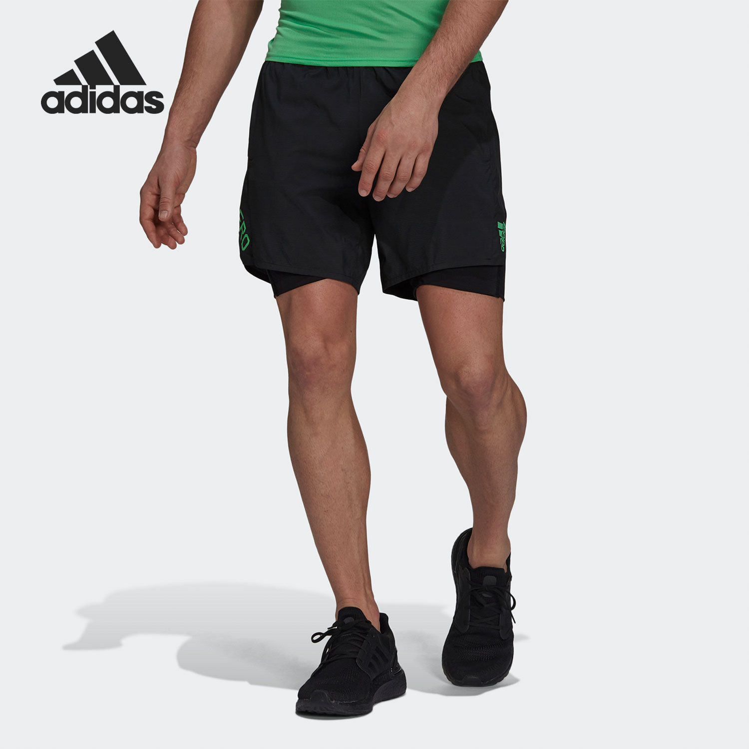 Adidas/阿迪达斯正品夏季新款男子透气户外运动短裤GT9737