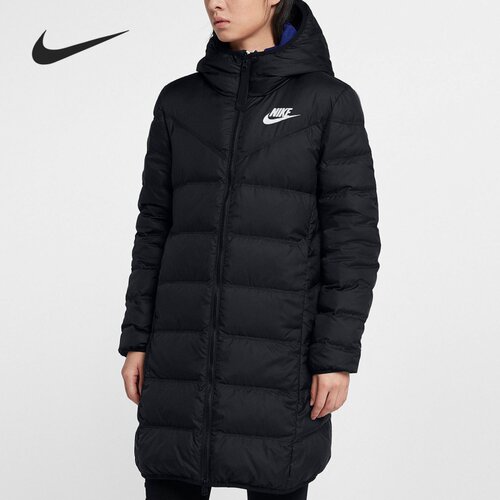 Nike/耐克正品女子双面穿保暖防风运动长款连帽羽绒服939441