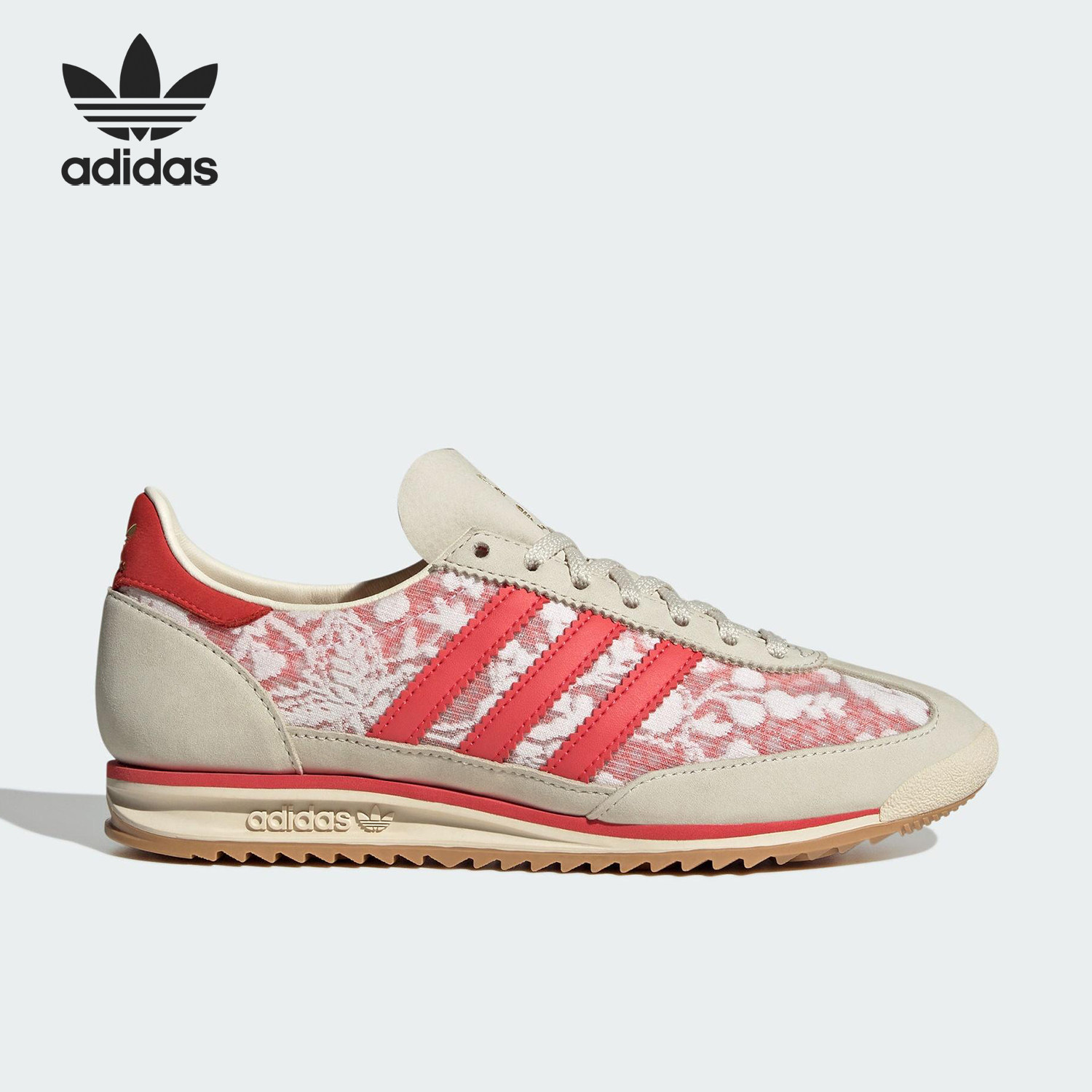 Adidas/阿迪达斯正品三叶草女士运动日常蕾丝镂空休闲鞋JS1311