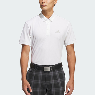 Adidas/阿迪达斯正品2025夏季款男士翻领高尔夫运动POLO衫JL7940