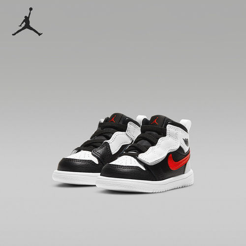 Nike耐克正品Air Jordan 1 Mid儿童中帮防滑休闲运动鞋AR6352-075