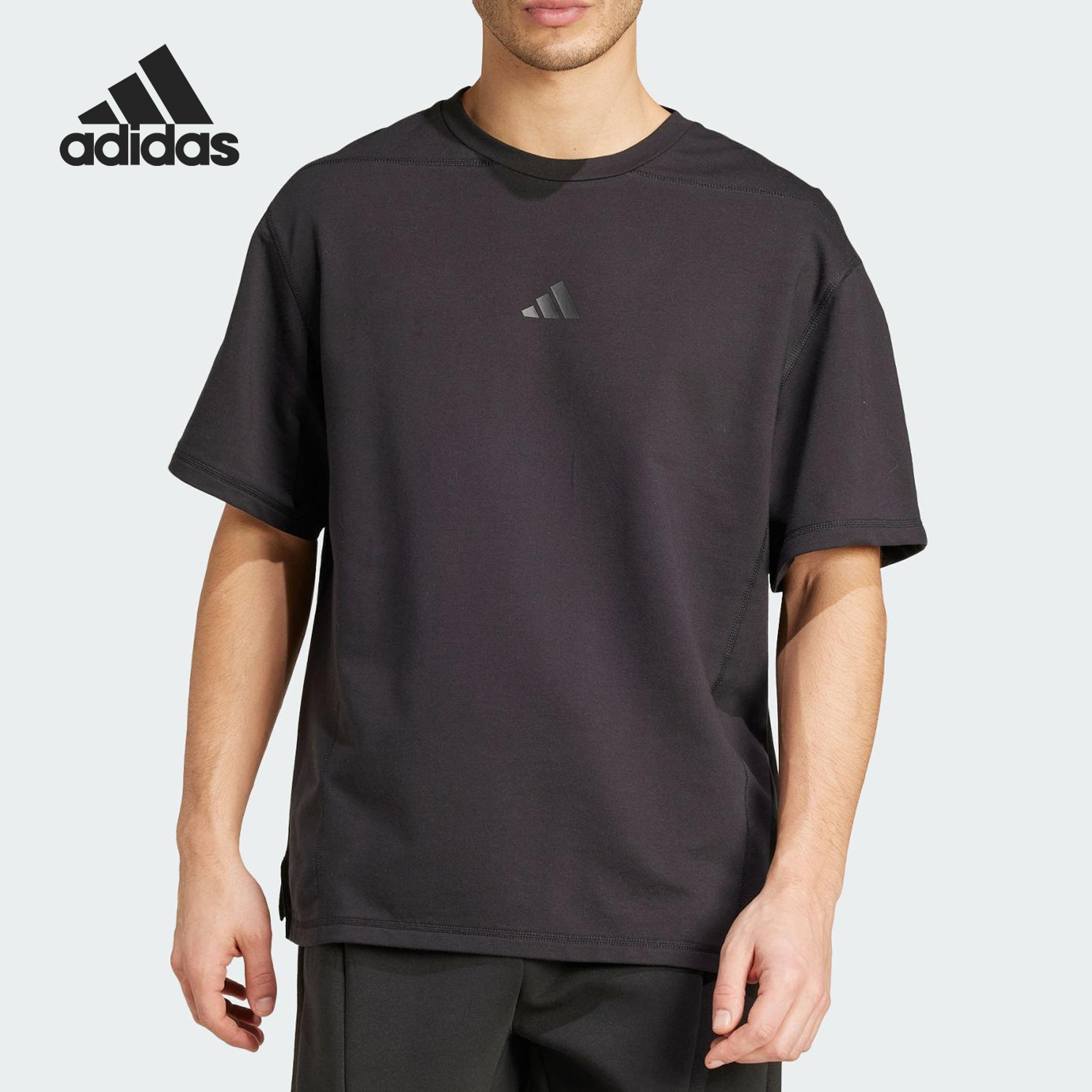 Adidas/阿迪达斯官方正品D4T X T-SHIRT男士运动健身短袖JN3669