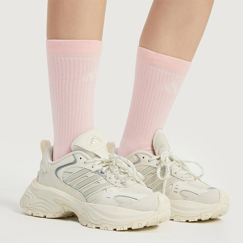 Adidas/阿迪达斯正品CREW SOCK女士经典中筒针织袜子一双装KR0342