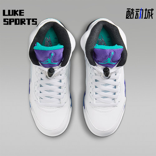 Nike/耐克正品JORDAN GS女子大童耐磨气垫中帮篮球鞋HQ7980-100