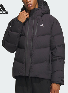 Adidas/阿迪达斯官方正品新款男女短款保暖防风运动羽绒服IW0782