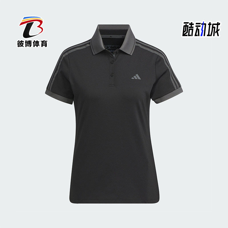 阿迪达斯女士透气POLO衫