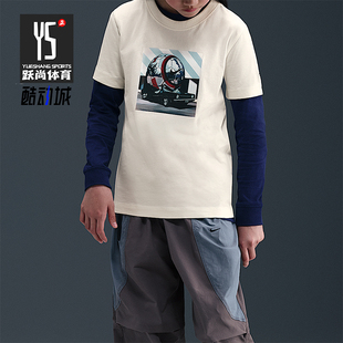 耐克正品 HV5205 Total 运动短袖 133 90大童圆领印花透气经典 Nike