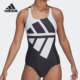 Adidas BARS SUITC运动女子连体泳衣HB1680 阿迪达斯正品