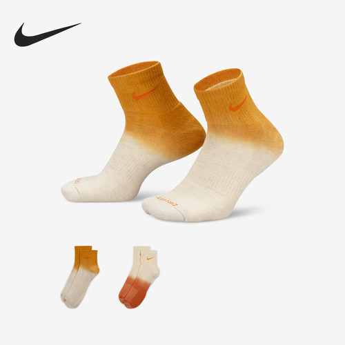 Nike/耐克正品Everyday Plus男女运动短袜两双装FJ4913-909