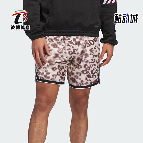 Adidas/阿迪达斯正品夏季款男士图案满印时尚透气舒适短裤JD4467
